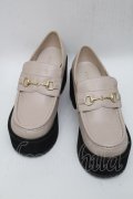 An MILLE / ビット付ローファー L ベージュ S-25-05-05-1007-EL-SH-AS-ZS