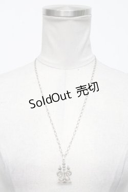 画像2: Moi-meme-Moitie / 燭台ネックレス  シルバー S-25-05-05-1010-MO-AC-AS-ZS