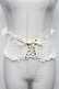 画像1: axes femme / レース使いゴムベルト  オフ S-25-05-05-1013-AX-BL-AS-ZS (1)