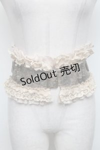 PUNK RAVE / コルセットベルト  ベージュ S-25-05-05-1014-PU-ZA-AS-ZS