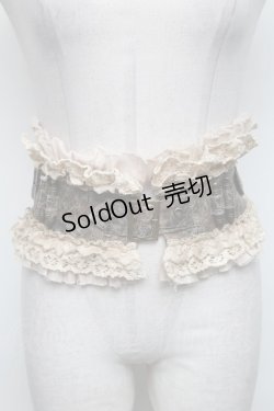 画像1: PUNK RAVE / コルセットベルト  ベージュ S-25-05-05-1014-PU-ZA-AS-ZS