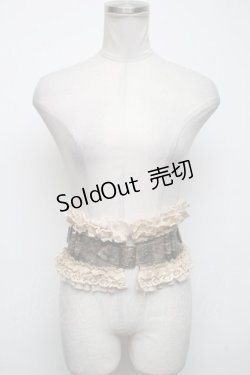 画像2: PUNK RAVE / コルセットベルト  ベージュ S-25-05-05-1014-PU-ZA-AS-ZS