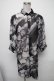 画像1: CIVARIZE / Disaster 6分袖ロングシフォンシャツ 44 グレーｘ黒 S-25-05-05-1016-GO-BL-AS-ZS (1)