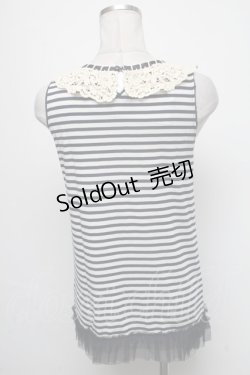 画像2: axes femme / ボーダータンクトップ  紺ｘ白 S-25-05-05-1018-AX-TO-AS-ZS