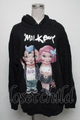 MILKBOY / SICKBOY パーカー  黒 S-25-05-05-1026-MB-TO-AS-ZS