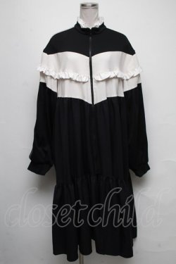 画像1: HEIHEI / ジャージワンピース  黒 S-25-05-05-1031-PU-OP-AS-ZS