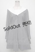NO.S PROJECT / セーラーワンピース L グレー S-25-05-05-1036-LO-OP-HR-ZS