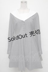 NO.S PROJECT / セーラーワンピース L グレー S-25-05-05-1036-LO-OP-HR-ZS