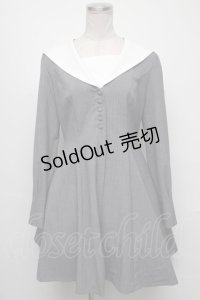 NO.S PROJECT / セーラーワンピース L グレー S-25-05-05-1036-LO-OP-HR-ZS