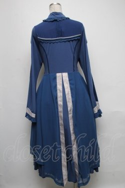 画像2: Ozz oneste / フロントZIPデザインロングカーディガン  ブルー S-25-05-05-1039-OO-TO-AS-ZS