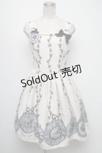 Innocent World /  薔薇の懐中時計ブローチジャンパースカート M オフ S-25-05-05-1045-IW-OP-ET-ZS