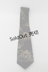 CHOICE / G/アンブレラロゴプリントネクタイ  黒 S-25-05-05-015-PU-ZA-AS-ZS