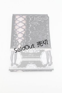 画像1: abilletage / SIDE LACE-UPコルセットタイツ   S-25-05-05-003-GO-ZA-AS-ZS