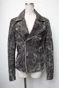 画像1: CIVARIZE / Denim ridersジャケット 44 黒 S-25-05-05-026-GO-JA-AS-ZS