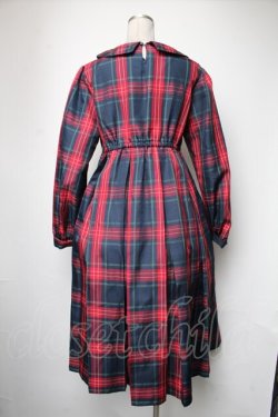 画像2: FLC / 皆方由衣コラボ MINA*タータンチェックワンピース L 赤ｘ紺 S-25-05-05-032-LO-OP-AS-ZS