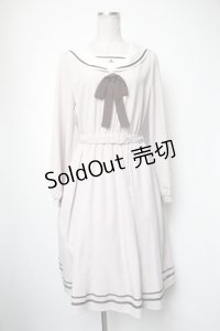 axes femme POETIQUE / ウサギ刺繍セーラーワンピース【多屋来夢コラボ】  ピンク S-25-05-05-035-AX-OP-AS-ZS