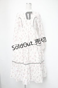 axes femme kawaii / ローズワンピース  白ｘピンク S-25-05-05-041-AX-OP-AS-ZI