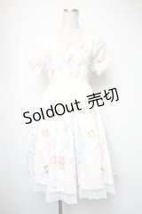 BABY,THE STARS SHINE BRIGHT / くみゃちゃんのふわふわお空でTea Partyワンピース  オフ S-25-05-05-042-BA-OP-AS-ZS
