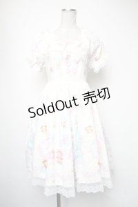 BABY,THE STARS SHINE BRIGHT / くみゃちゃんのふわふわお空でTea Partyワンピース  オフ S-25-05-05-042-BA-OP-AS-ZS