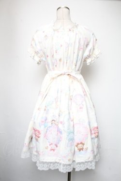 画像2: BABY,THE STARS SHINE BRIGHT / くみゃちゃんのふわふわお空でTea Partyワンピース  オフ S-25-05-05-042-BA-OP-AS-ZS