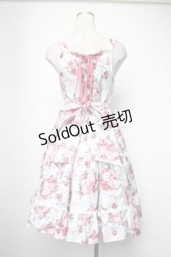 画像2: BABY,THE STARS SHINE BRIGHT / シュガーブーケ〜永遠の乙女の憧れ〜柄ジャンパースカートIII  サックス S-25-05-05-044-BA-OP-HR-ZS