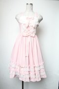 Angelic Pretty / Romantic Poemジャンパースカート  ピンク S-25-05-05-046-AP-OP-AS-ZS