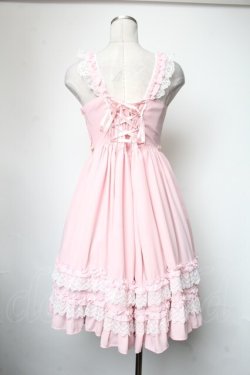 画像2: Angelic Pretty / Romantic Poemジャンパースカート  ピンク S-25-05-05-046-AP-OP-AS-ZS