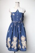 Emily Temple cute / Sailing Bearワンピース  ネイビー S-25-05-05-048-ET-OP-HR-ZS