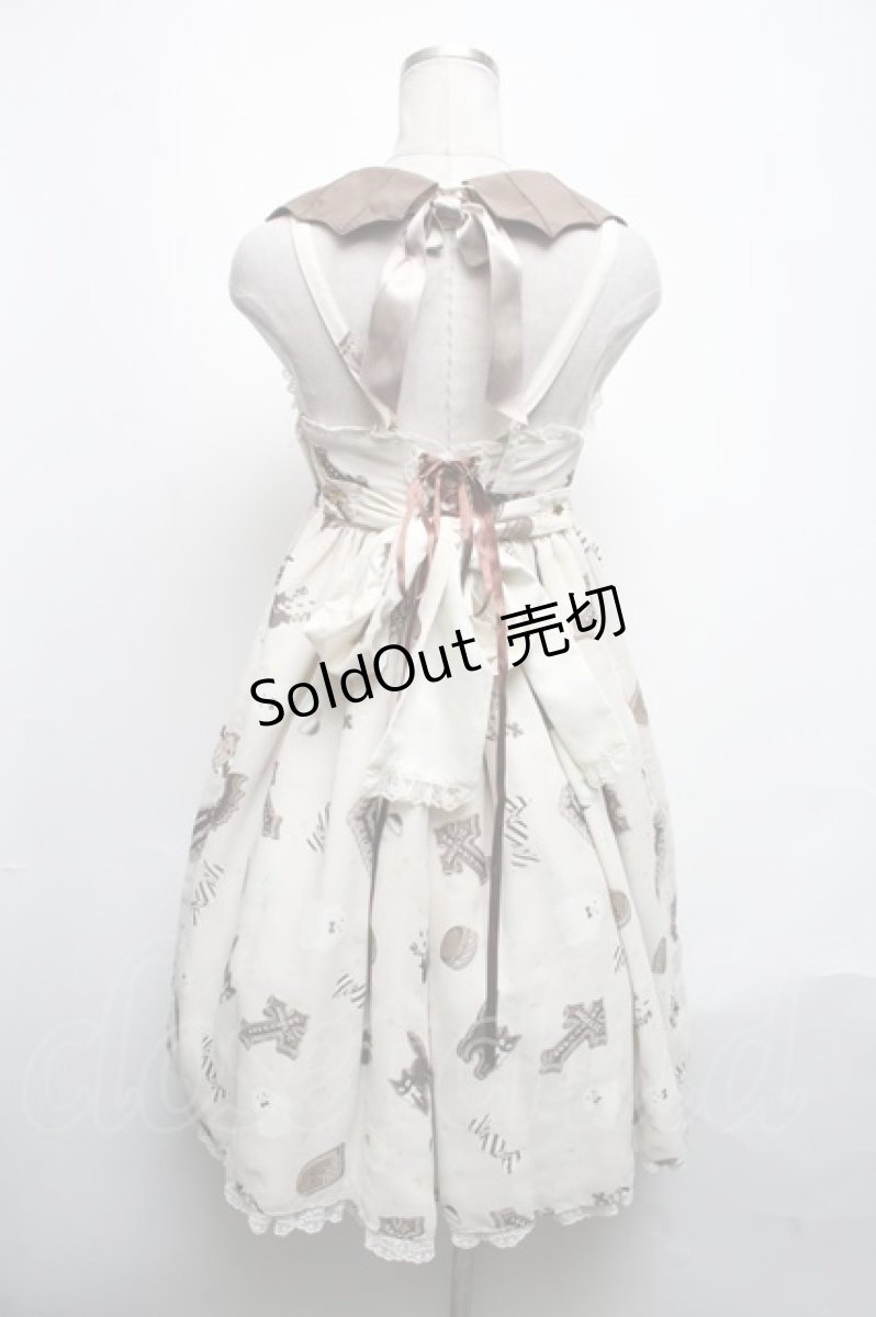 画像2: Angelic Pretty / Halloween Treatsジャンパースカート  アイボリー S-25-05-08-043-AP-OP-HR-ZS (2)