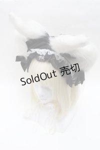 危機裸裸商店 / 角&リボンヘッドドレス  黒ｘ白 S-25-05-08-005-GO-AC-HR-ZS