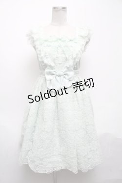 画像1: Angelic Pretty / カトリーナジャンパースカート  ミント S-25-05-08-049-AP-OP-HR-ZS