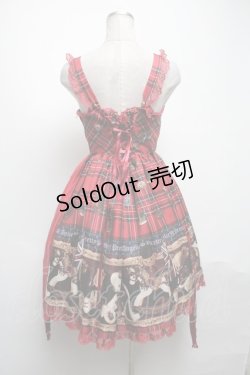 画像2: Angelic Pretty / British Bearジャンパースカート  赤 S-25-05-08-053-AP-OP-HR-ZS