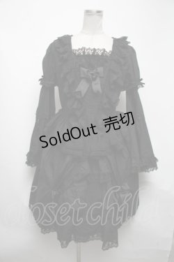 画像1: AND ROMEO / クラシエルVictorianワンピース  黒 S-25-05-08-056-LO-OP-AS-ZS