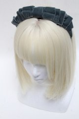 LOLITA / リボンカチューシャ  グレー S-25-05-08-002-LO-TO-AS-ZS