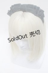 LOLITA / リボンカチューシャ  グレー S-25-05-08-002-LO-TO-AS-ZS