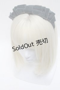 LOLITA / リボンカチューシャ  グレー S-25-05-08-002-LO-TO-AS-ZS
