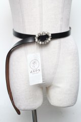 axes femme / 牛革細ベルト  黒 S-25-05-08-011-AX-ZA-HR-ZS