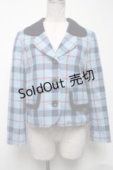 MILK / GOOD GIRLジャケット  サックス S-25-05-08-017-ML-JA-AS-ZS