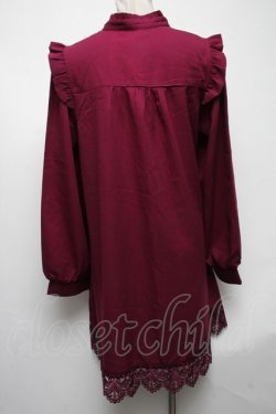 画像2: axes femme / 裾レースチュニック  パープル S-25-05-08-018-AX-TO-HR-ZS