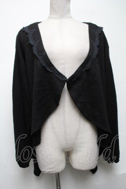 画像1: ヒミツノモリ / ショートボレロ  黒 S-25-05-08-027-HN-TO-AS-ZS