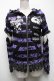 画像1: ACDC RAG / ハラジュクパーカー  黒ｘ紫 S-25-05-08-031-PU-TS-HR-ZS (1)