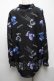 画像2: GOTH / くま柄総柄シャツ  黒 S-25-05-08-032-GO-BL-HR-ZS (2)