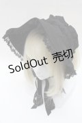 Moi-meme-Moitie / ローズクロスハーフボンネット  黒 S-25-05-08-004-MO-ZA-HR-ZS