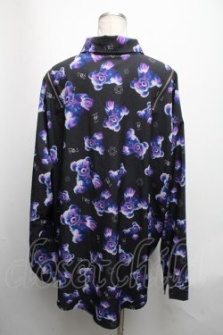 画像2: GOTH / くま柄総柄シャツ  黒 S-25-05-08-034-GO-BL-HR-ZS