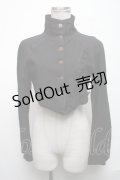 Ozz On / レースショートボレロ  赤ｘ黒 S-25-05-08-037-OO-BL-HR-ZS