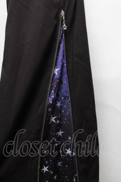 画像3: NieR Clothing / サイドZIPパンツ  黒x紫 S-25-05-13-060-PU-PA-AS-ZS