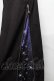 画像3: NieR Clothing / サイドZIPパンツ  黒x紫 S-25-05-13-060-PU-PA-AS-ZS (3)