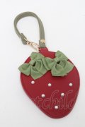 Maison de FLEUR / いちごカードケース  赤 S-25-05-13-012-LO-ZA-AS-ZS