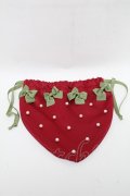 Maison de FLEUR / いちご巾着  赤 S-25-05-13-013-LO-ZA-AS-ZS