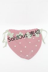 Maison de FLEUR / いちご巾着  赤 S-25-05-13-013-LO-ZA-AS-ZS